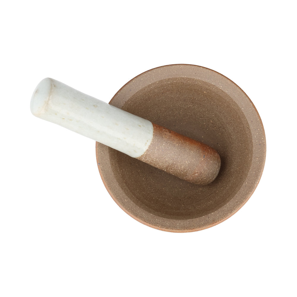 Leach Pottery Dolomite Stoneware Pestle & Mortar