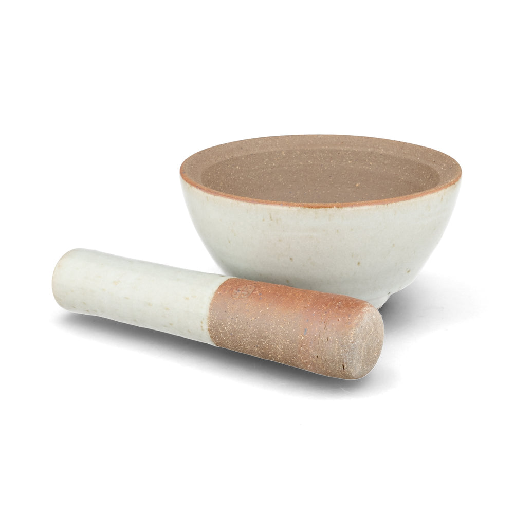 Leach Pottery Dolomite Stoneware Pestle & Mortar