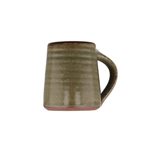 Leach Pottery Ash Green Stoneware Small Mug, 200ml