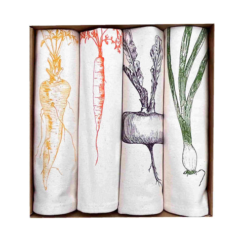 Lottie Day Set of 4 Root Vegetable Napkins