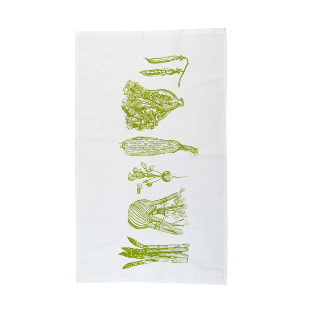 Lottie Day Harvest Vegetable Cotton Tea Towel