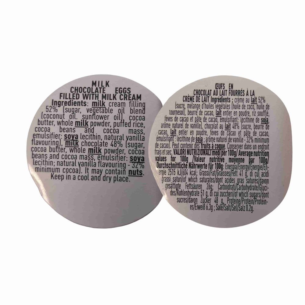 Leone Metal Easter Egg with Milk Chocolate Easter Egg Pralines, 90g