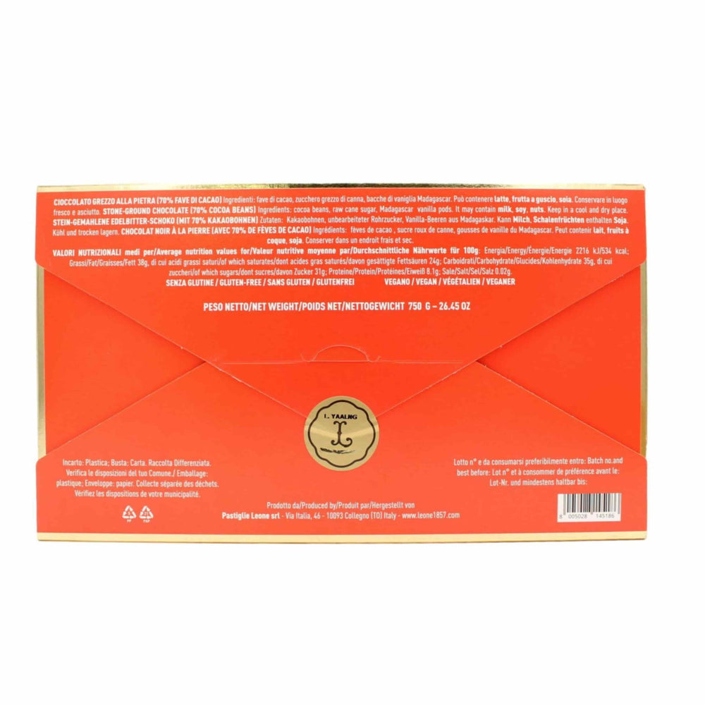 Leone Raw Unrefined 70% Dark Chocolate Block, 750g