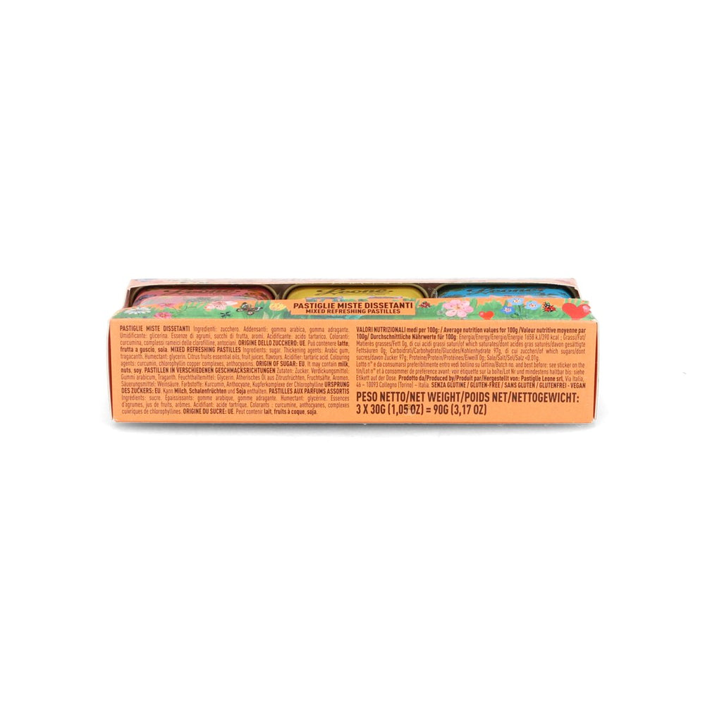 Leone Set of 3 Nathalie Lete Cat Tin Candies, 30g