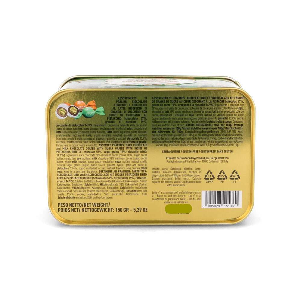 Leone x Nathalie Lete Gift Tin with Pistachio Cri Cri, 150g