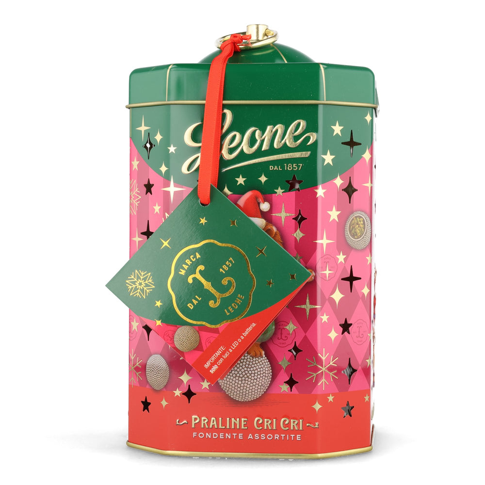 Leone Dark Chocolate Cri Cri in Lantern Tin, 130g