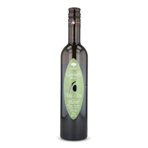 Moulin Castelas AOP Vallee des Baux de Provence Extra Virgin Olive Oil, 500ml