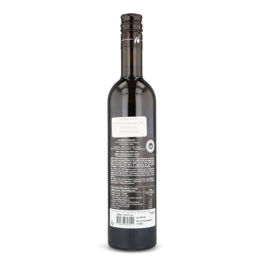 Moulin Castelas AOC Provence Virgin Black Olive Oil, 500ml
