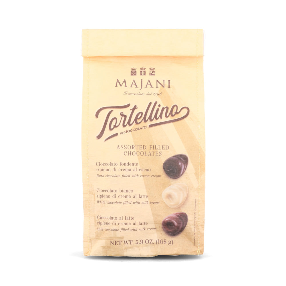 Majani Tortellino Shaped Chocolate in Take Away Bag, 168g