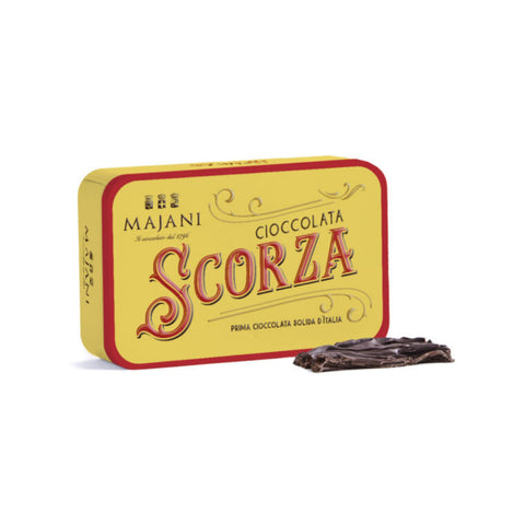 Majani Scorza Chocolate in Tin, 150g