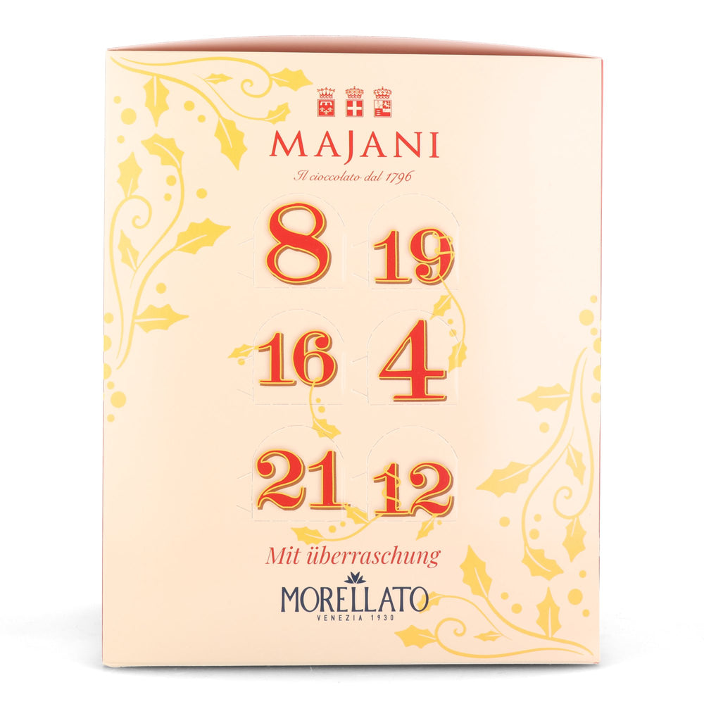 Majani Cubic Chocolate Advent Calendar with Morellato Jewellery Gift, 212g