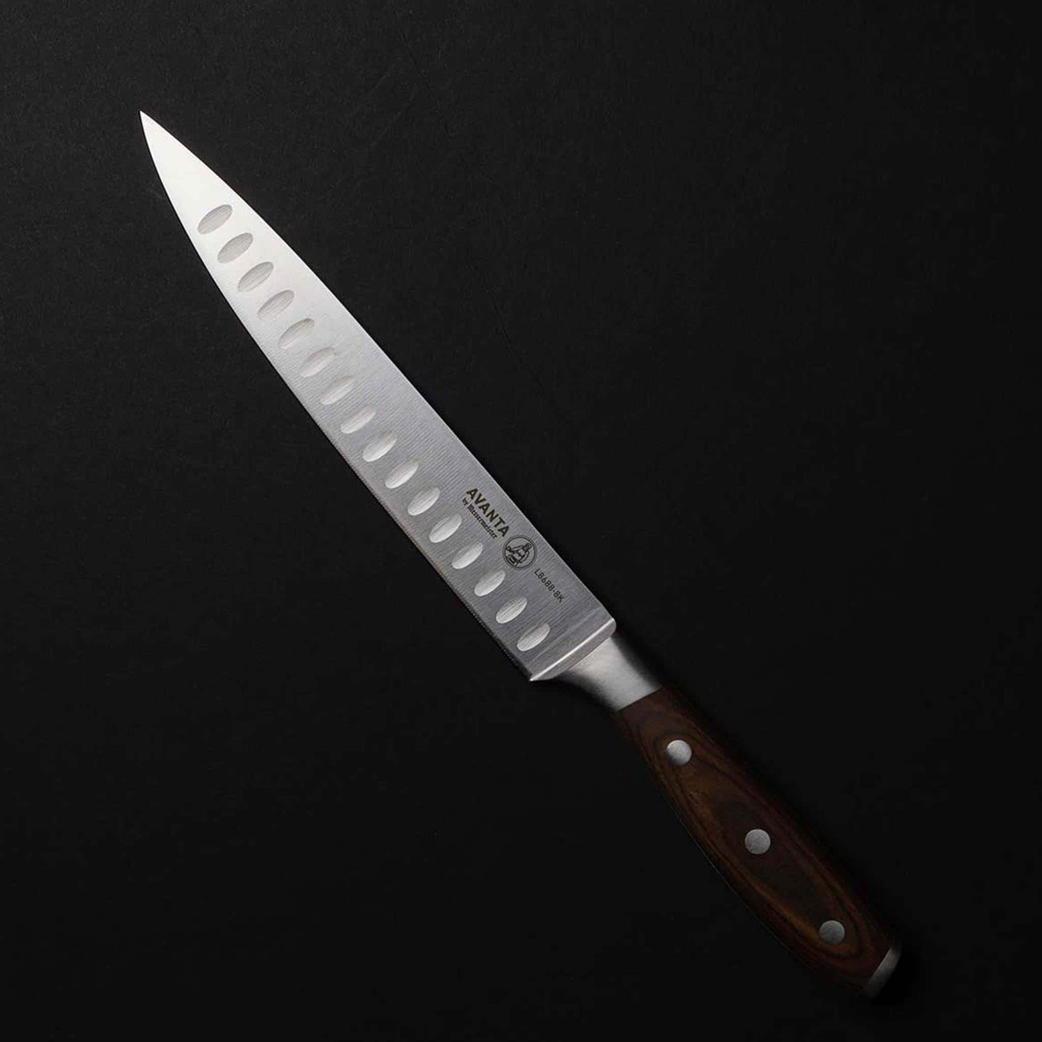 Messermeister 6 Piece Avanta Pakkawood Pro BBQ Knife Set with Carrying Case