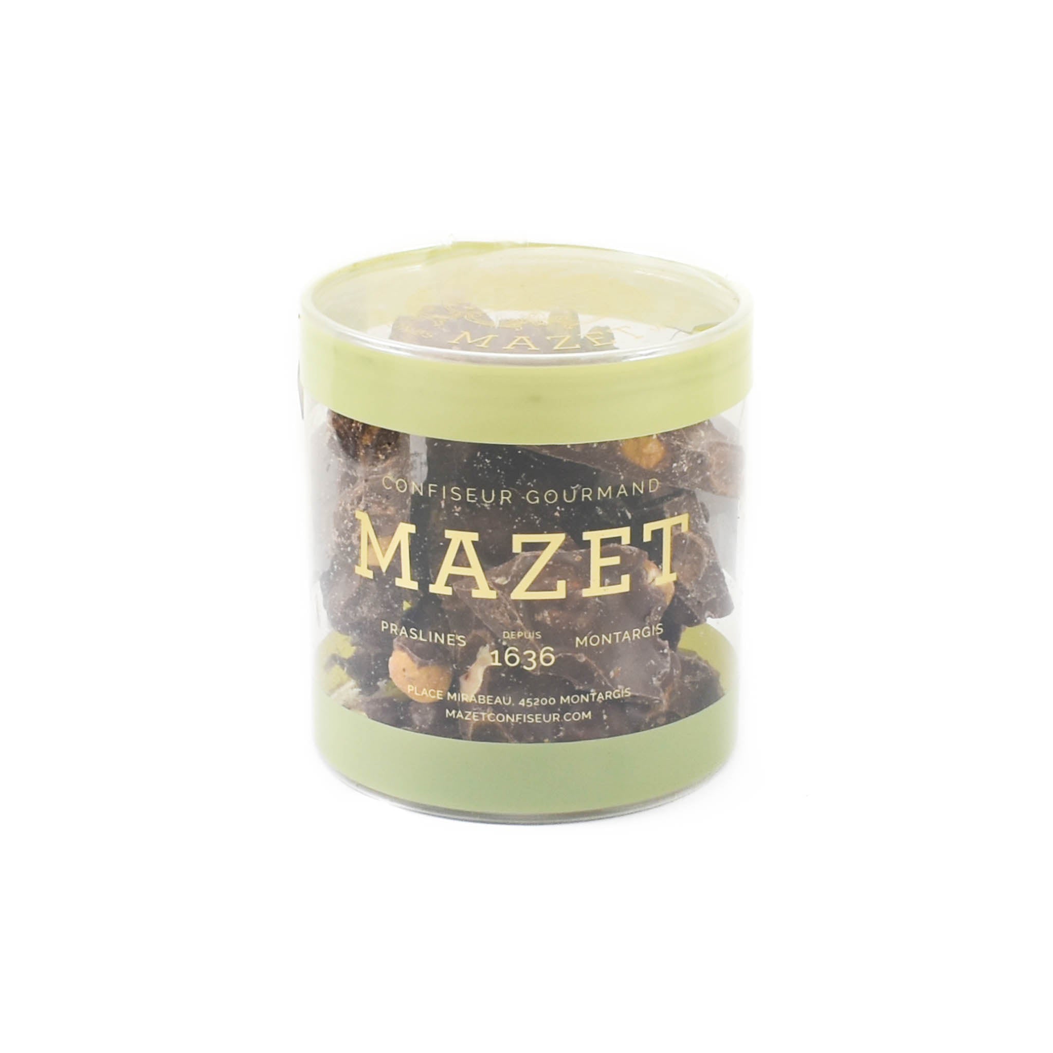 Mazet Milk Chocolate, Almond & Pistachio Brittle, 180g