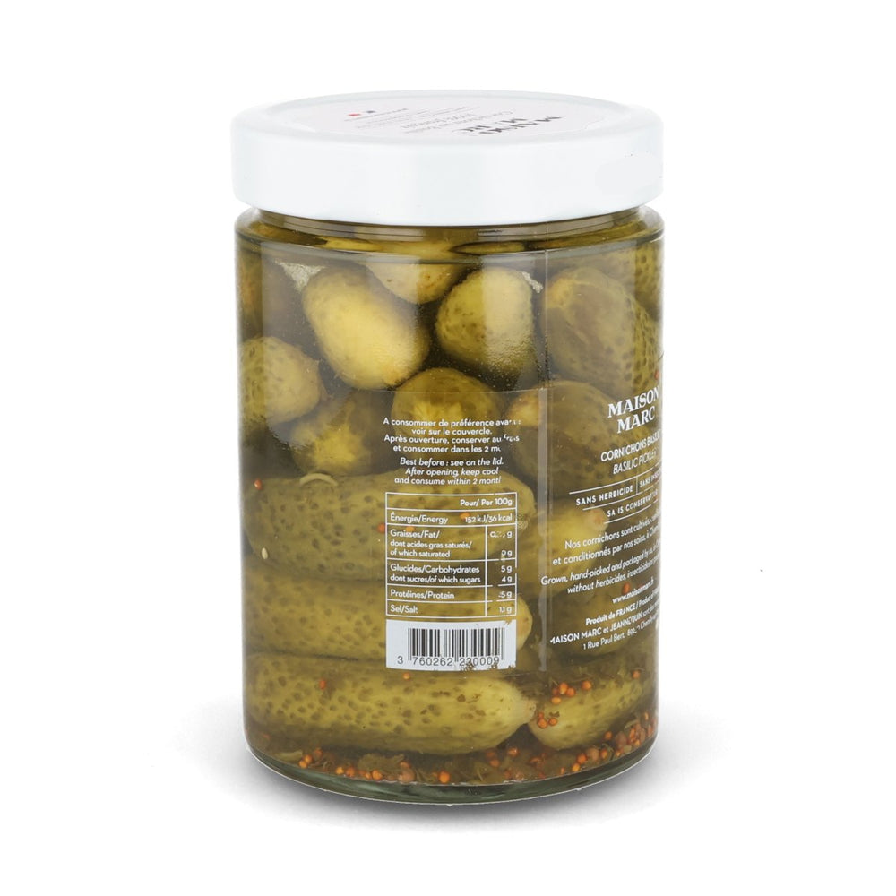 Maison Marc Basil Cornichons, 310g