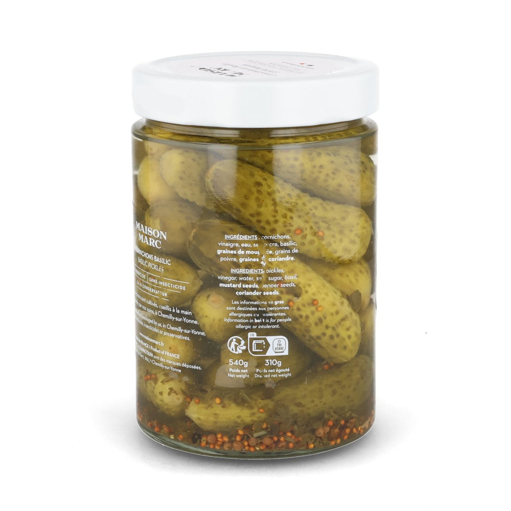 Maison Marc Basil Cornichons, 310g
