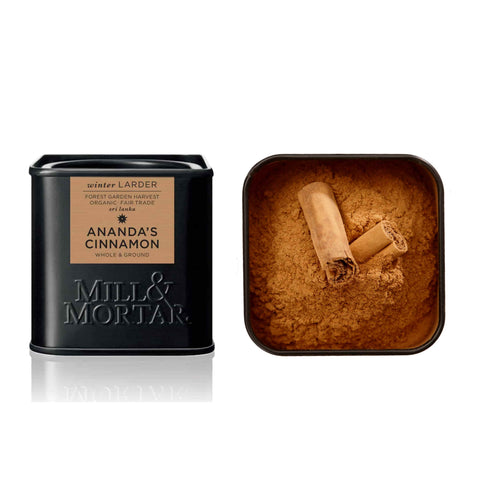 Mill & Mortar Organic Ananda's Cinnamon, 45g