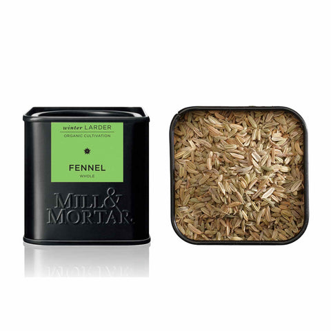Mill & Mortar Organic Green Fennel Seeds, 40g