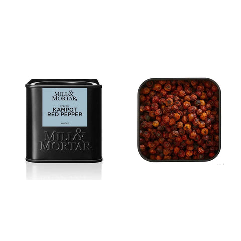 Mill & Mortar Organic Kampot Red Peppercorn, 50g