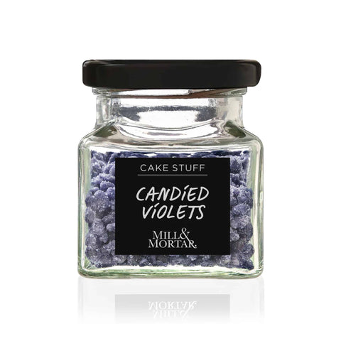 Mill & Mortar Crystallised Violet Pieces, 40g