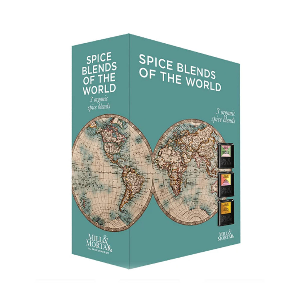 Mill & Mortar Organic Spice Blends of the World Gift Set