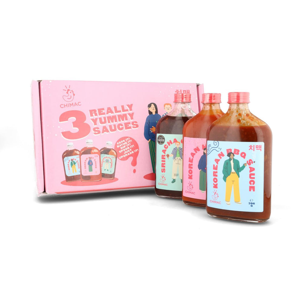 Chimac 3 Really Yummy Sauces Gift Set, 3x350ml