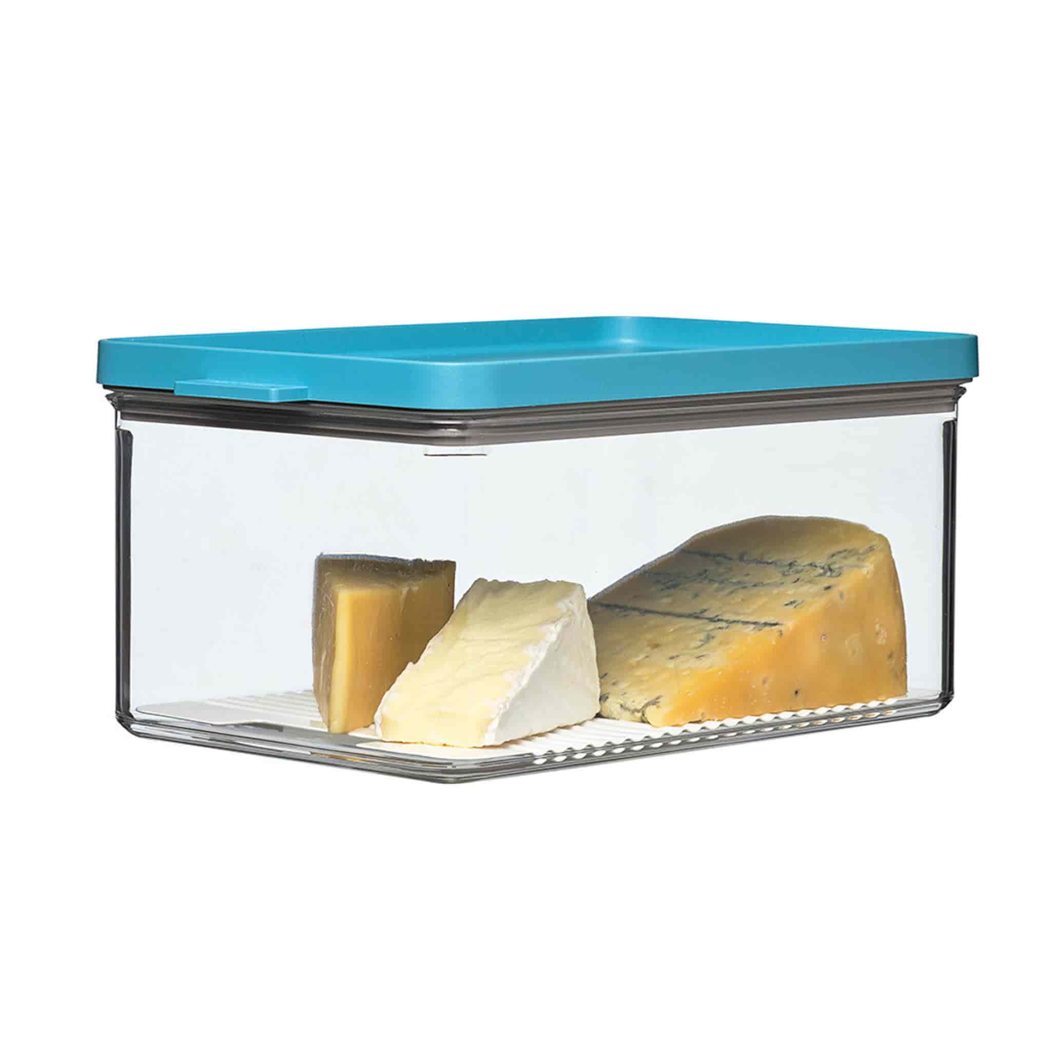 Mepal Omnia Cheese Fridge Storage Box, Nordic Green