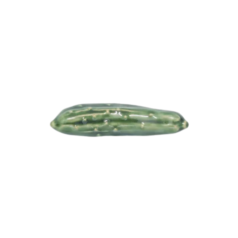 Cucumber Japanese Ceramic Chopstick Rest