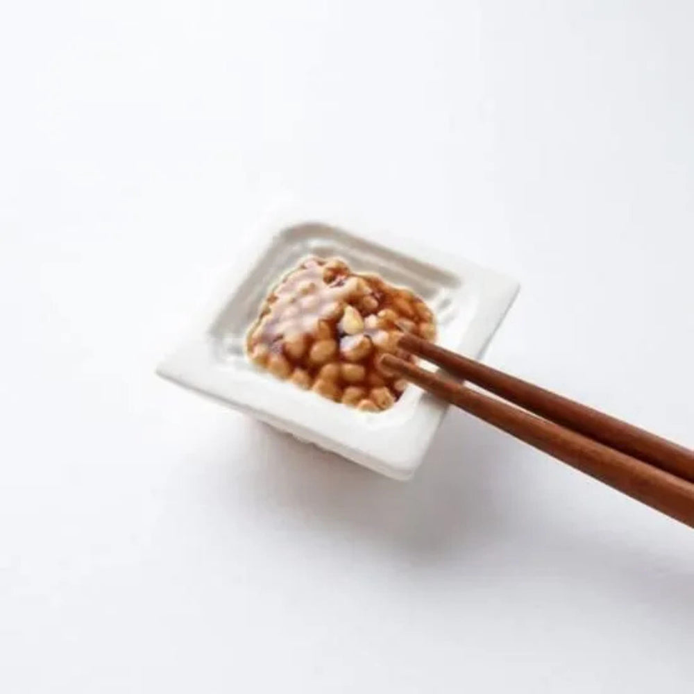 Tsubu Natto Japanese Ceramic Chopstick Rest
