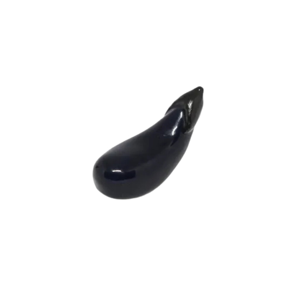 Aubergine Japanese Ceramic Chopstick Rest