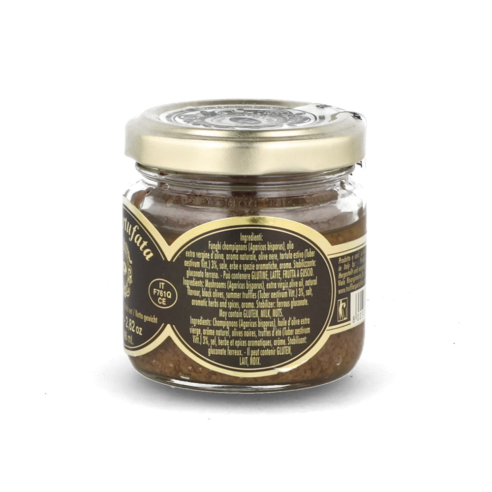 Marini Tartufi Truffled Sauce With Black Olives, 80g