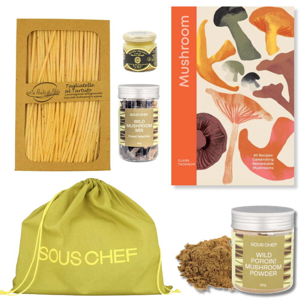 Mushroom Cookbook & Ingredient Set