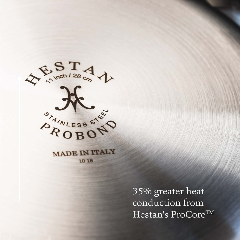 Hestan Probond Stainless Steel Frying Pan, 28cm