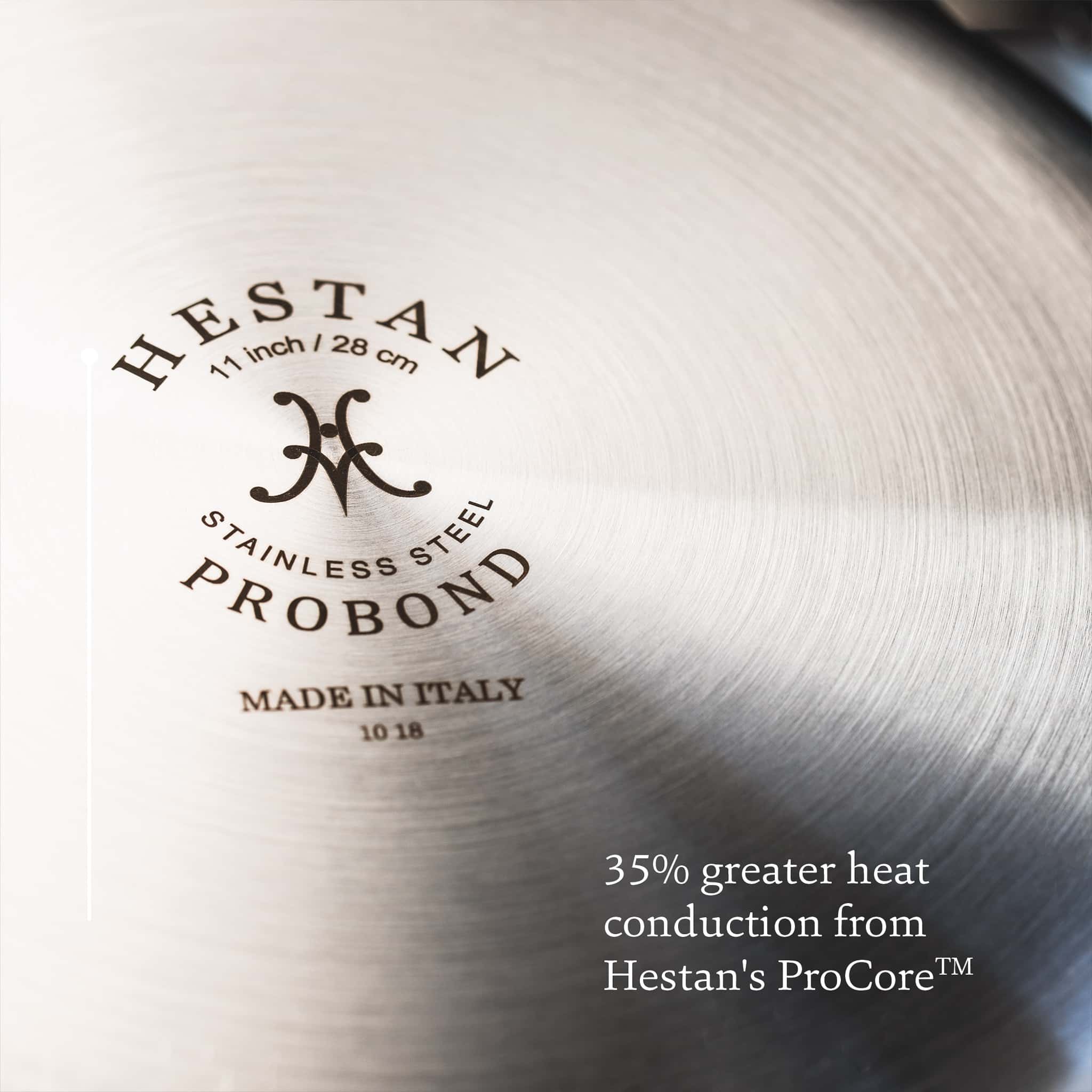 Hestan Probond Stainless Steel Frying Pan, 28cm