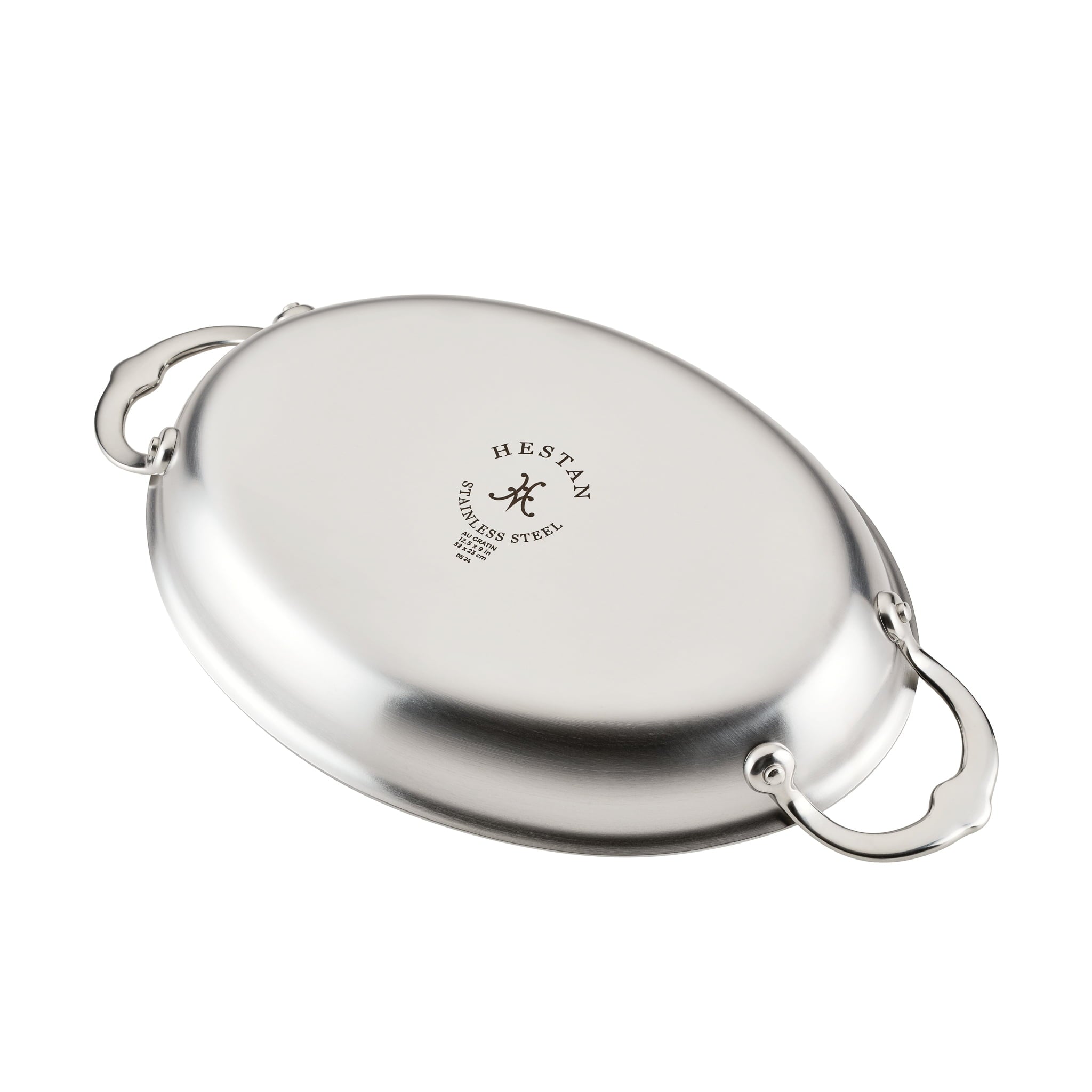 Hestan Provisions Oval Stainless Steel Oven Dish, 30x21cm