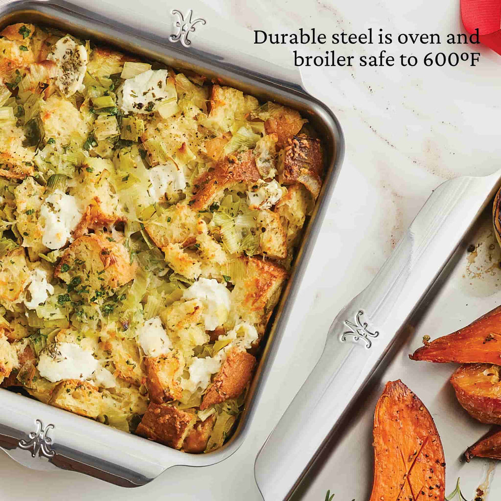 Hestan Ovenbond Stainless Steel Square Baking Pan, 20cm