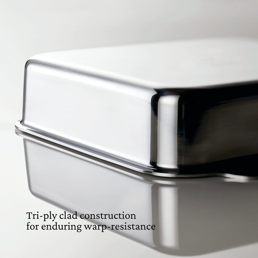 Hestan Ovenbond Stainless Steel Square Baking Pan, 20cm