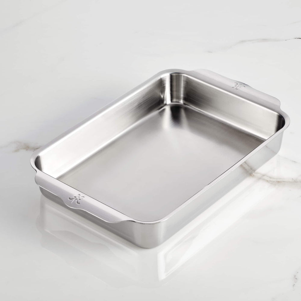 Hestan Ovenbond Stainless Steel Rectangular Baking Pan, 23x33cm