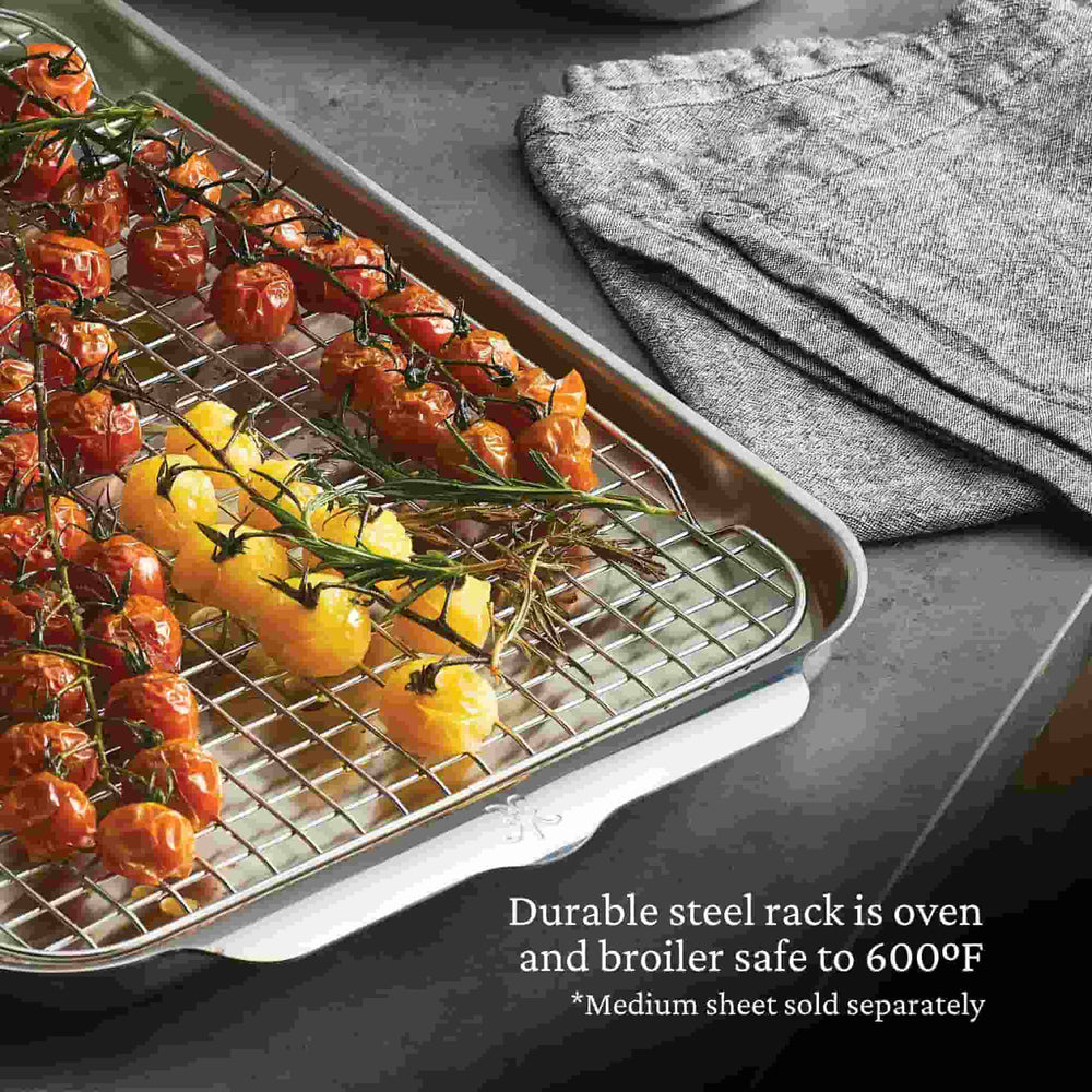 Hestan Ovenbond Stainless Steel Cooling Rack for Baking Tray, 30x38cm