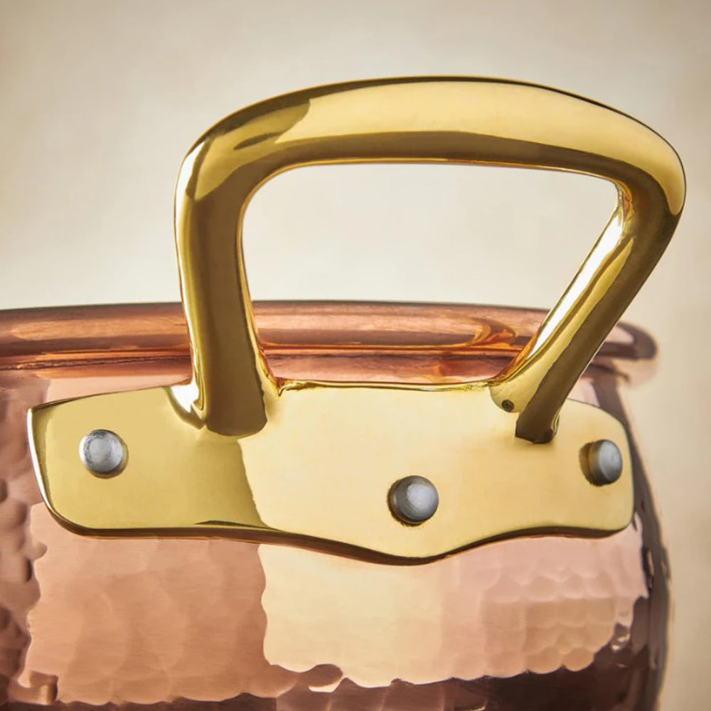 Ruffoni Historia Décor Hammered Copper Belly Pot, 18cm/3L