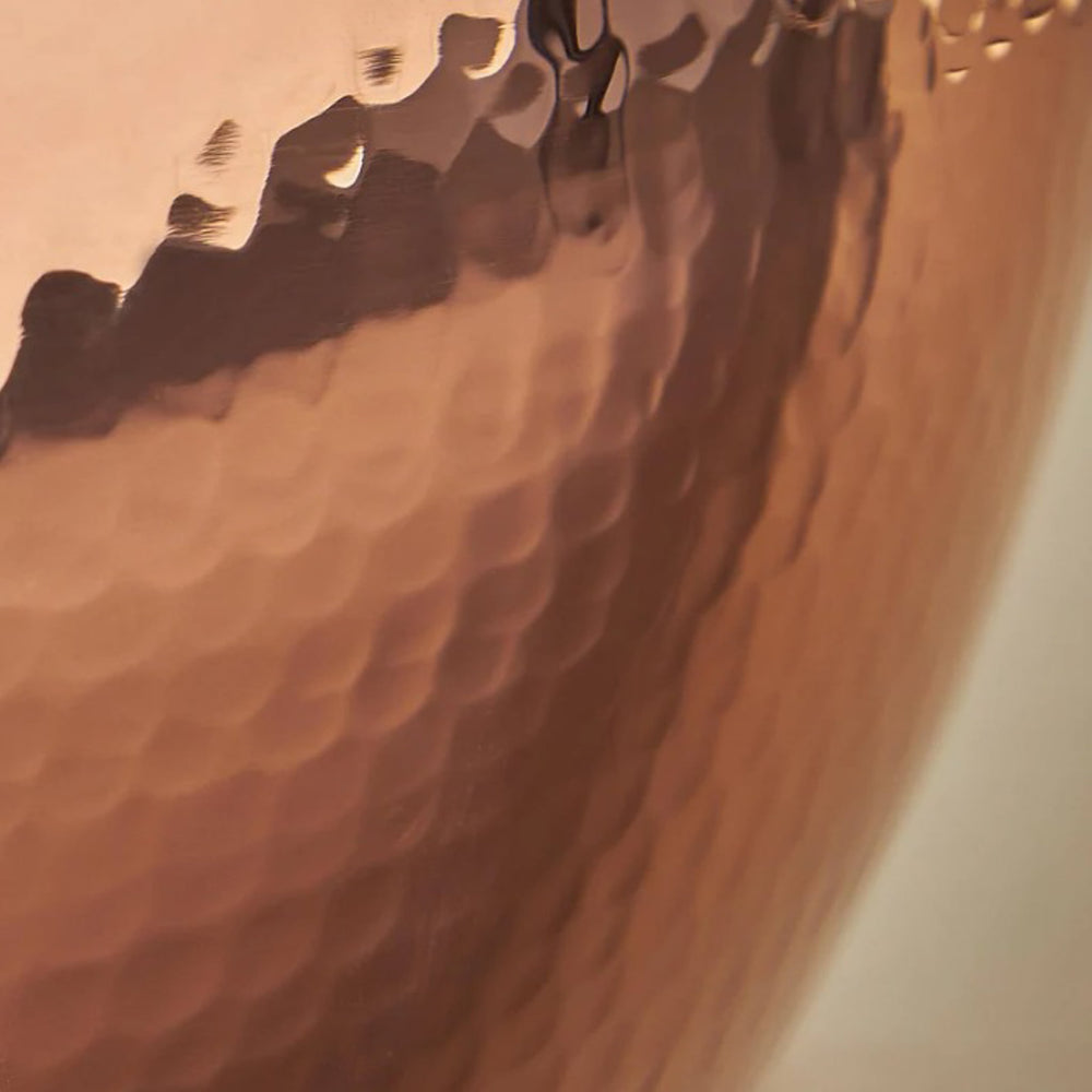 Ruffoni Historia Décor Hammered Copper Belly Pot, 18cm/3L