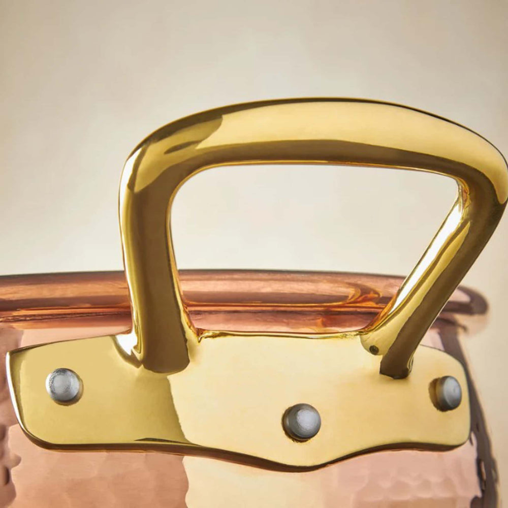 Ruffoni Historia Décor Hammered Copper Paella Pan, 28cm