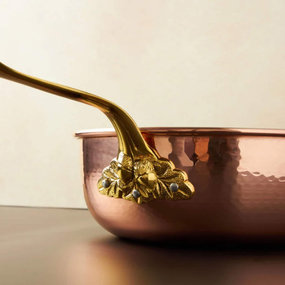 Ruffoni Historia Décor Hammered Copper Chefs Pan with Spoon, 26cm/4L