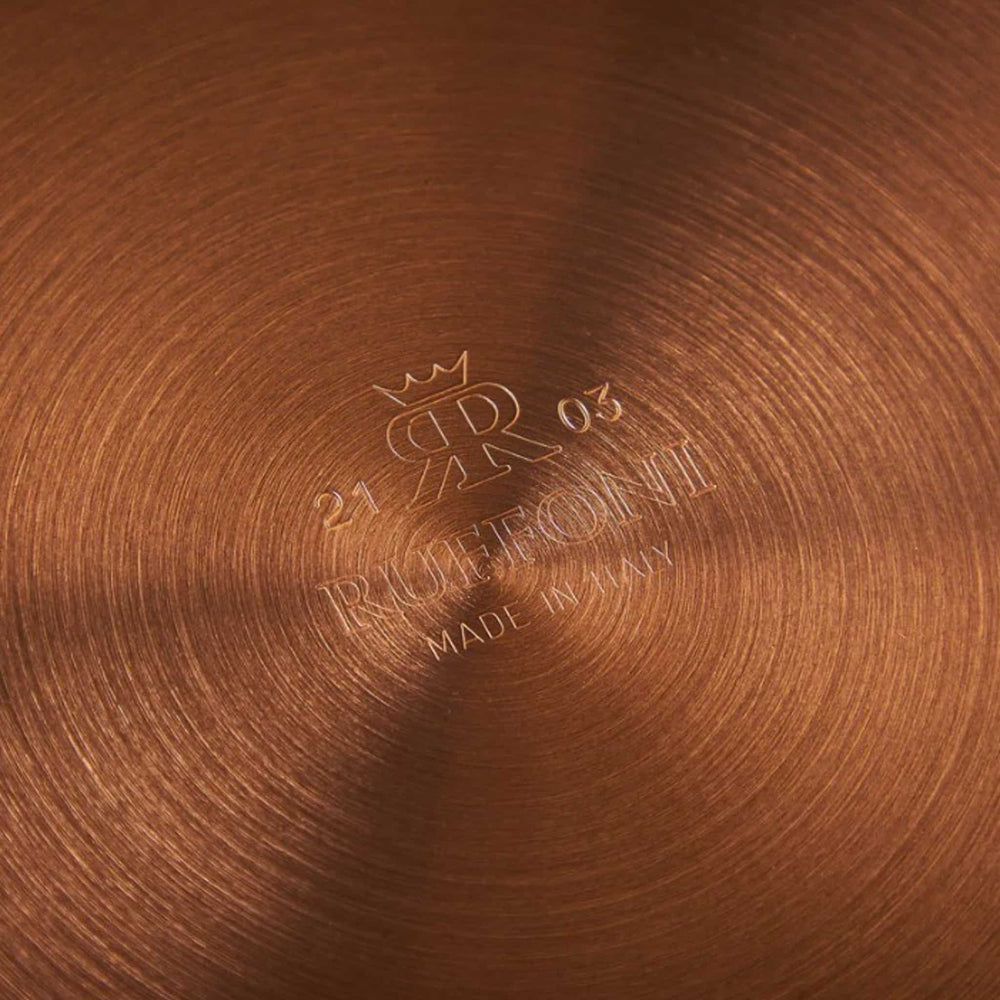 Ruffoni Historia Décor Hammered Copper Chefs Pan with Spoon, 26cm/4L