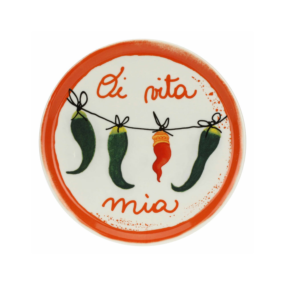Oi Vita Mia Porcelain Pizza Plate, 31cm