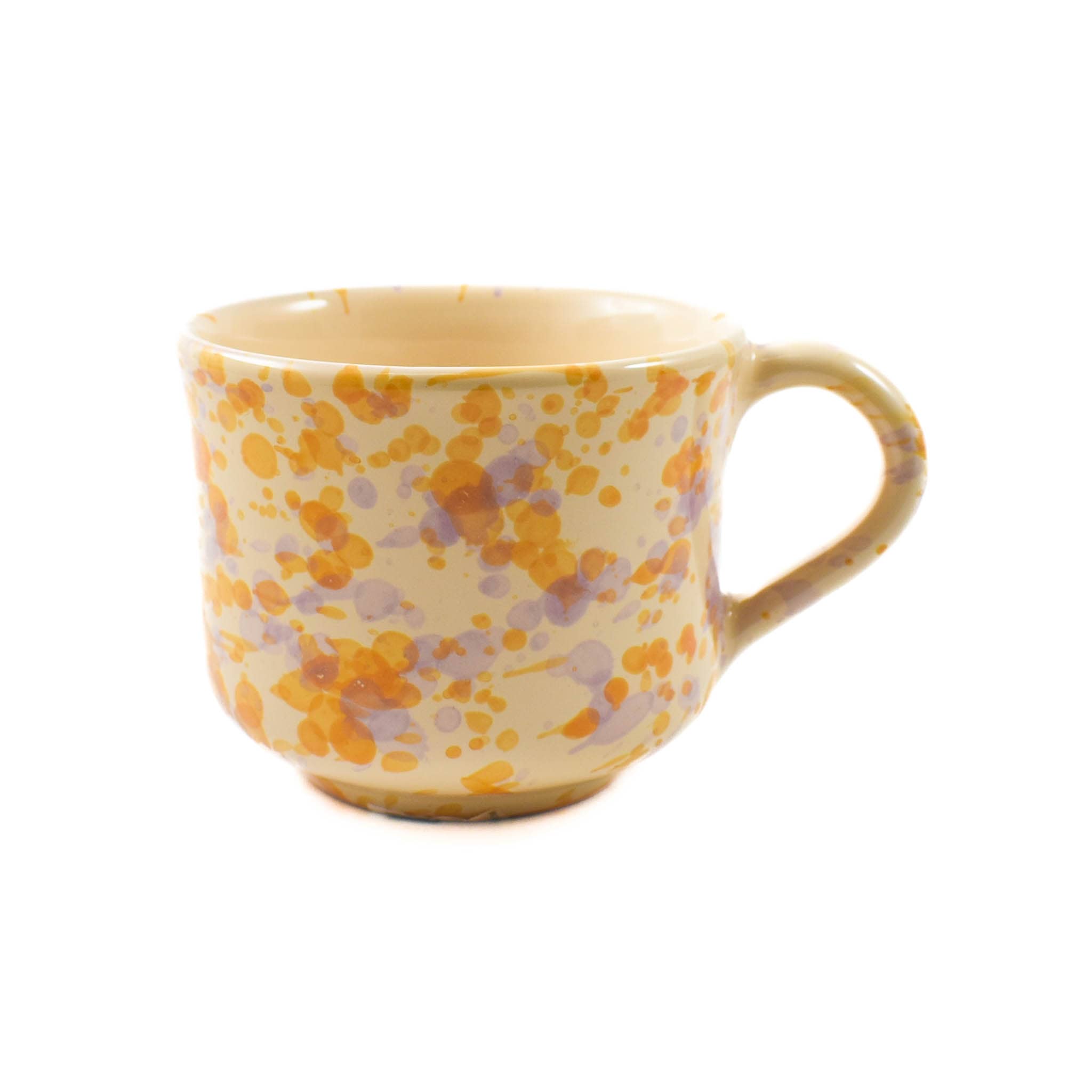 Puglia Lilac and Yellow Splatter Mug