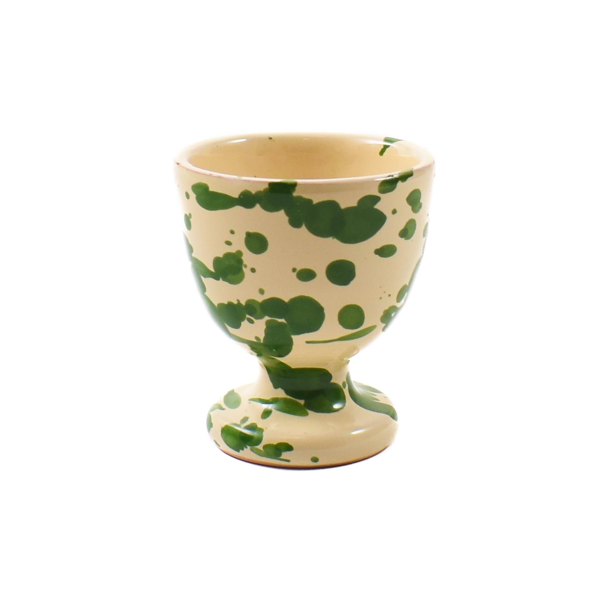 Puglia Green Splatter Egg Cup