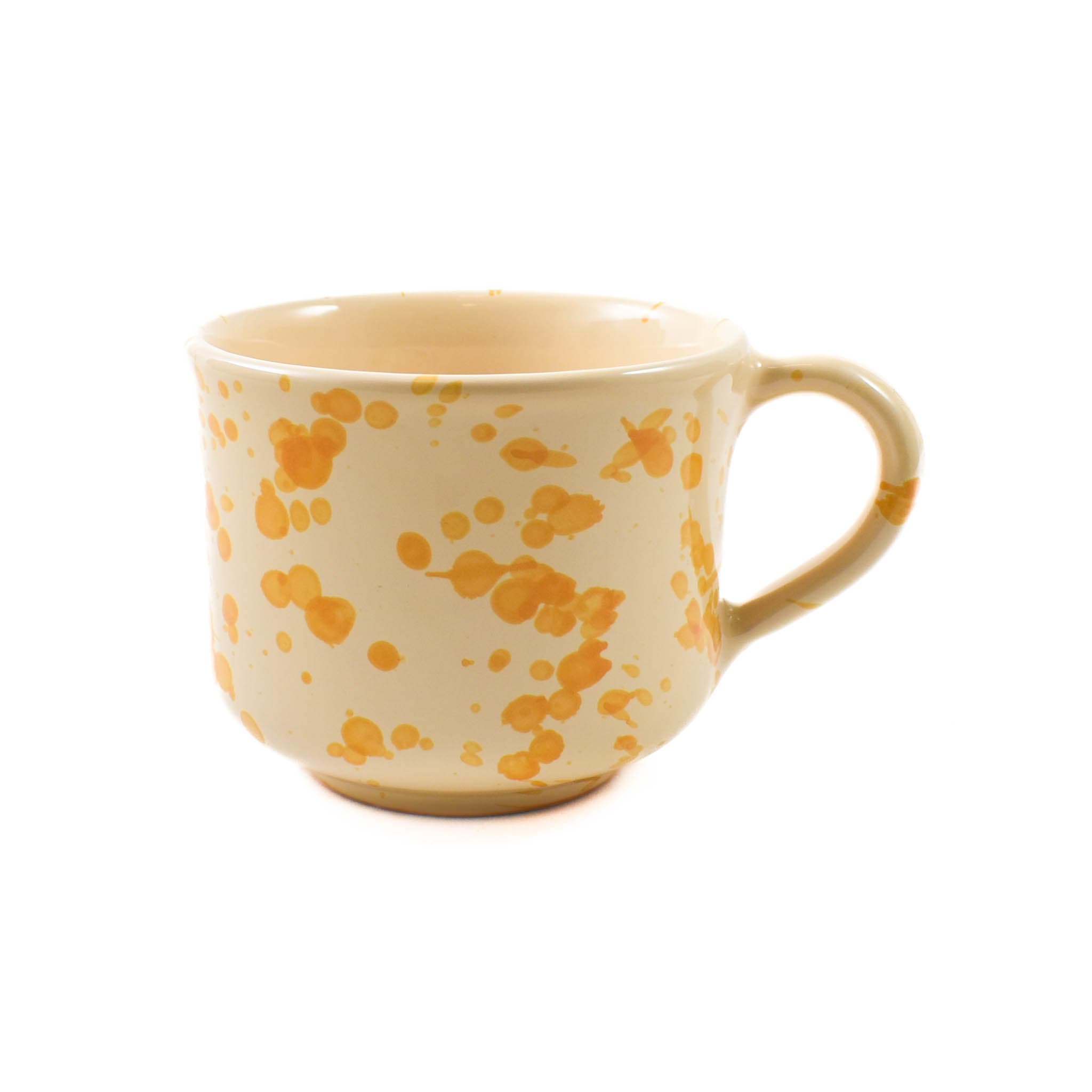 Puglia Dark Yellow Splatter Mug