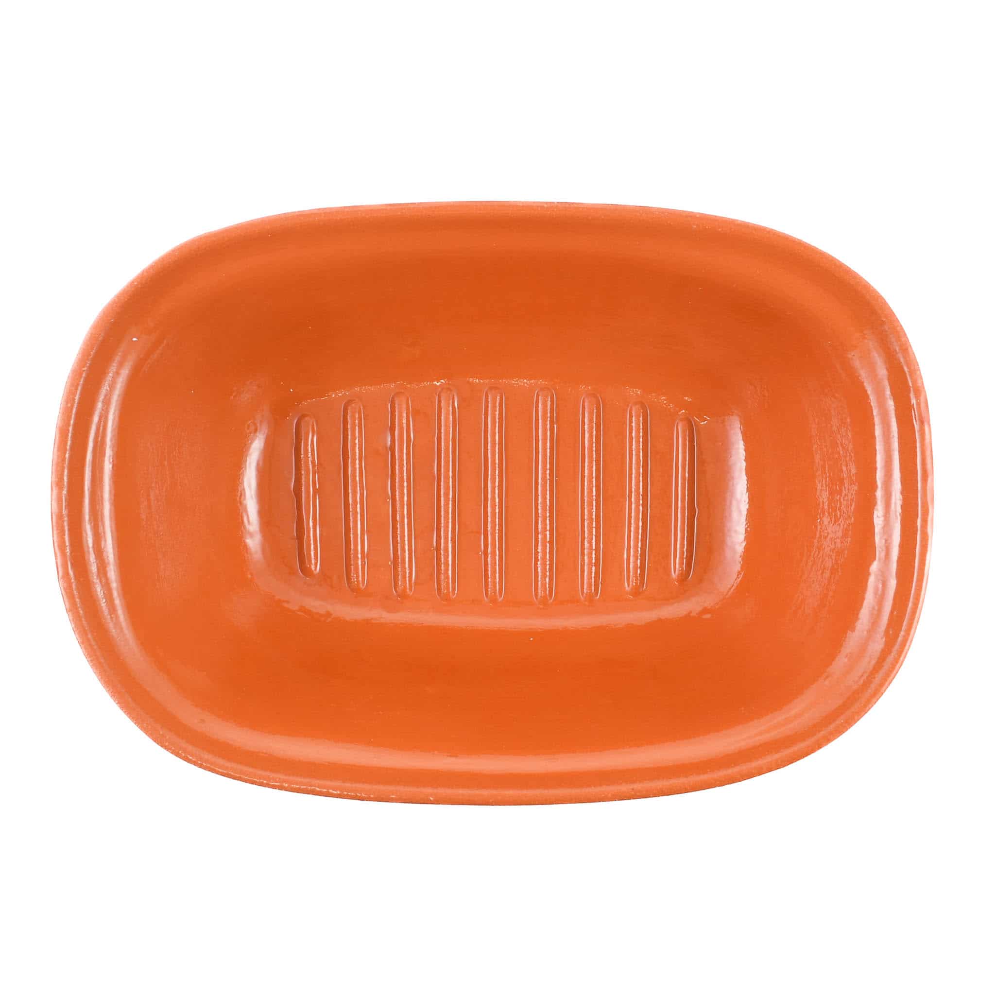 Terracotta Red Rooster Roasting Dish, 32cm