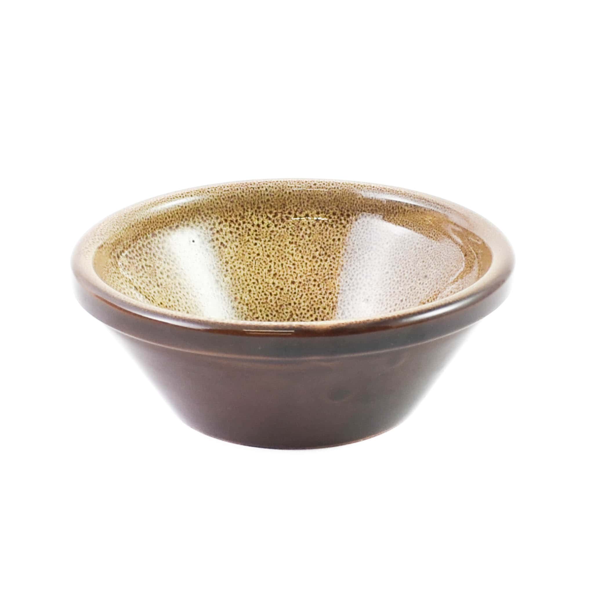 Puglia Beige Crackle Glaze Bowl, 12cm