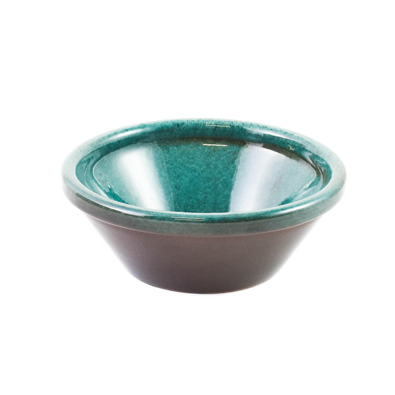 Puglia Teal Crackle Glaze Bowl, 12cm